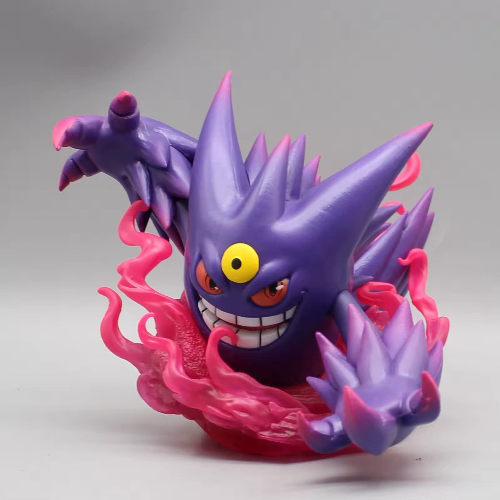 Action Figure Pokémon Gastly Gengar Haunter Shiny 16cm Statua Collezione Luminos