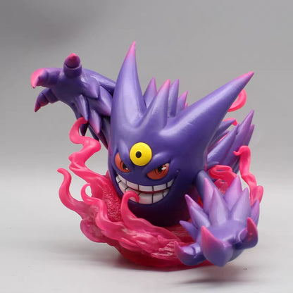 Action Figure Pokémon Gastly Gengar Haunter Shiny 16cm Statua Collezione Luminos