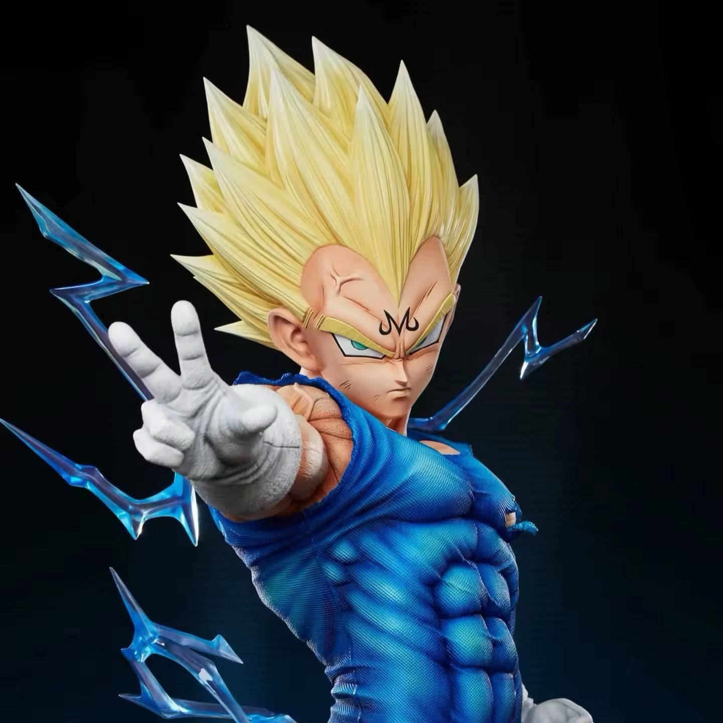 Action Figure Majin Vegeta Super Sayan Dragon Ball Z 32cm Statua Da Collezione