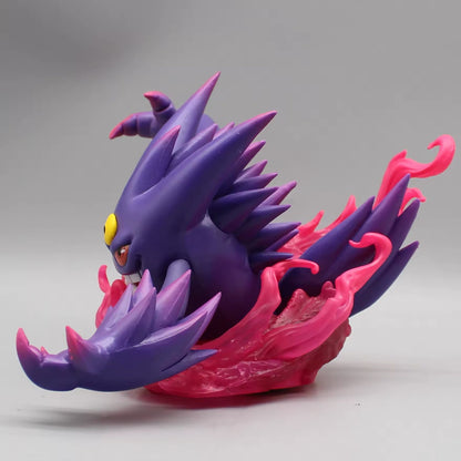 Action Figure Pokémon Gastly Gengar Haunter Shiny 16cm Statua Collezione Luminos