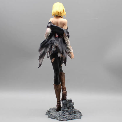 Action Figure Androide C-18 30 cm Dragon Ball Z Goku Statua Da Collezione New