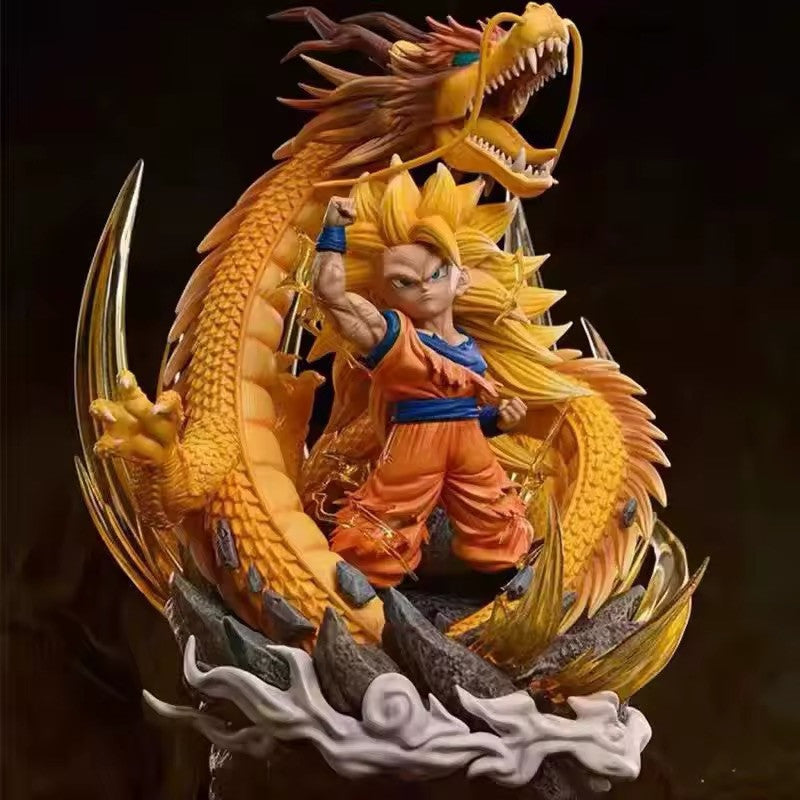 Action Figure Goku Shenron Sayan Dragon Ball Z Kakarot 15cm Statua Da Collezione