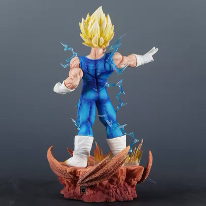 Action Figure Majin Vegeta Super Sayan Dragon Ball Z 32cm Statua Da Collezione
