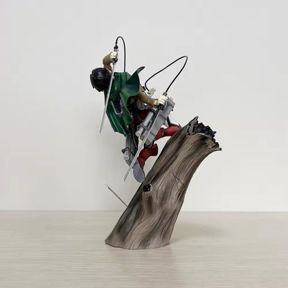 Attack on Titan Anime Action Figures Levi Ackerman 25cm Manga New da Collezione