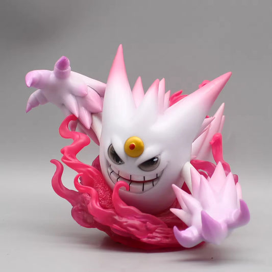 Action Figure Pokémon Gastly Gengar Shiny Haunter 16cm Statua Collezione Luminos