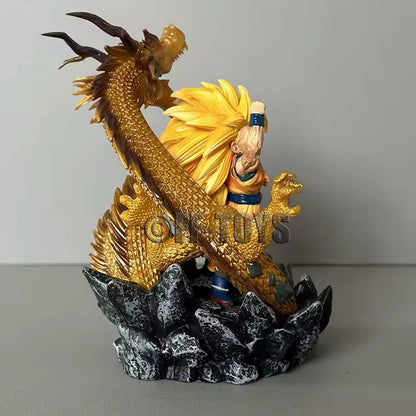 Action Figure Goku Shenron Sayan Dragon Ball Z Kakarot 15cm Statua Da Collezione