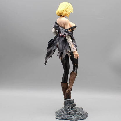 Action Figure Androide C-18 30 cm Dragon Ball Z Goku Statua Da Collezione New