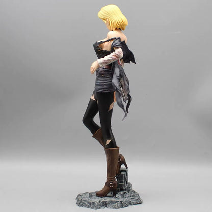 Action Figure Androide C-18 30 cm Dragon Ball Z Goku Statua Da Collezione New