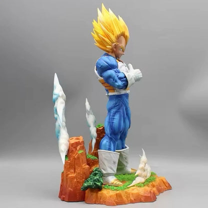 Statua Vegeta Super Saiyan 36cm – Dragon Ball Z | Edizione Battle Aura da Collezione - Nerd Lab