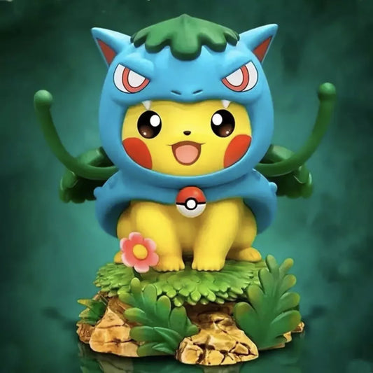 Figura Pikachu con Costume Venusaur – Edizione da Collezione Pokémon - Nerd Lab